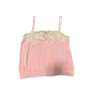 pink coquette babydoll top